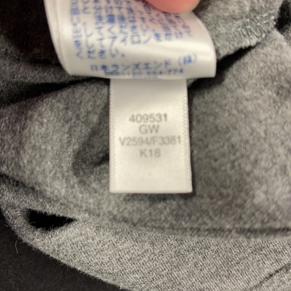 Lands’ End Small Petite Gray Starfish Capri Riding Leggings - Picture 8 of 9